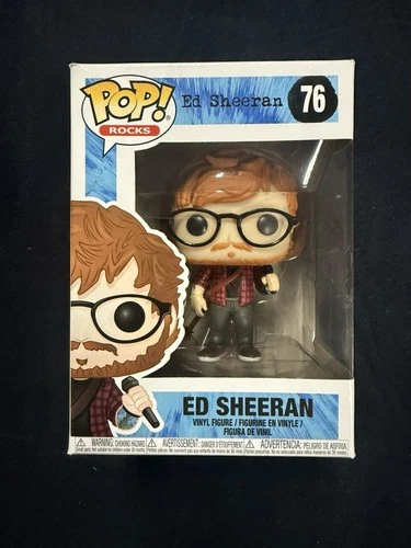 Ed Sheeran Funko Pop! Rocks #76 Vaulted w/ Protector 2018