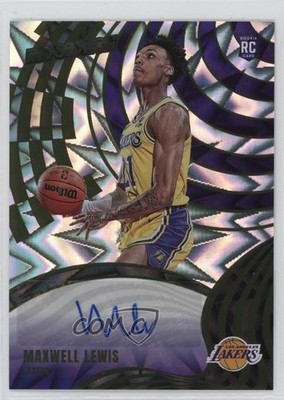 2023 Panini Revolution Rookie Fractal 65/100 Maxwell Lewis #RA-MLL Auto RC 0qc1