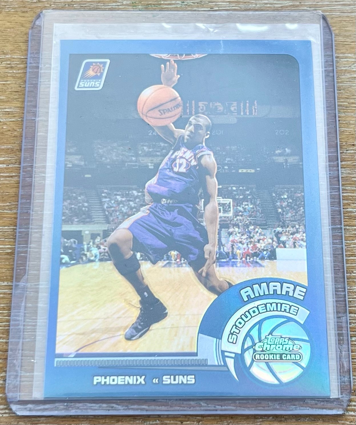 AMARE STOUDEMIRE 02-03 Topps Chrome #126 RC ROOKIE REFRACTOR PARALLEL ! SUNS !