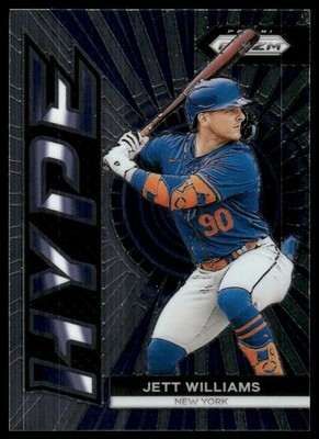 2024 Panini Prizm #5 Jett Williams Hype New York Mets