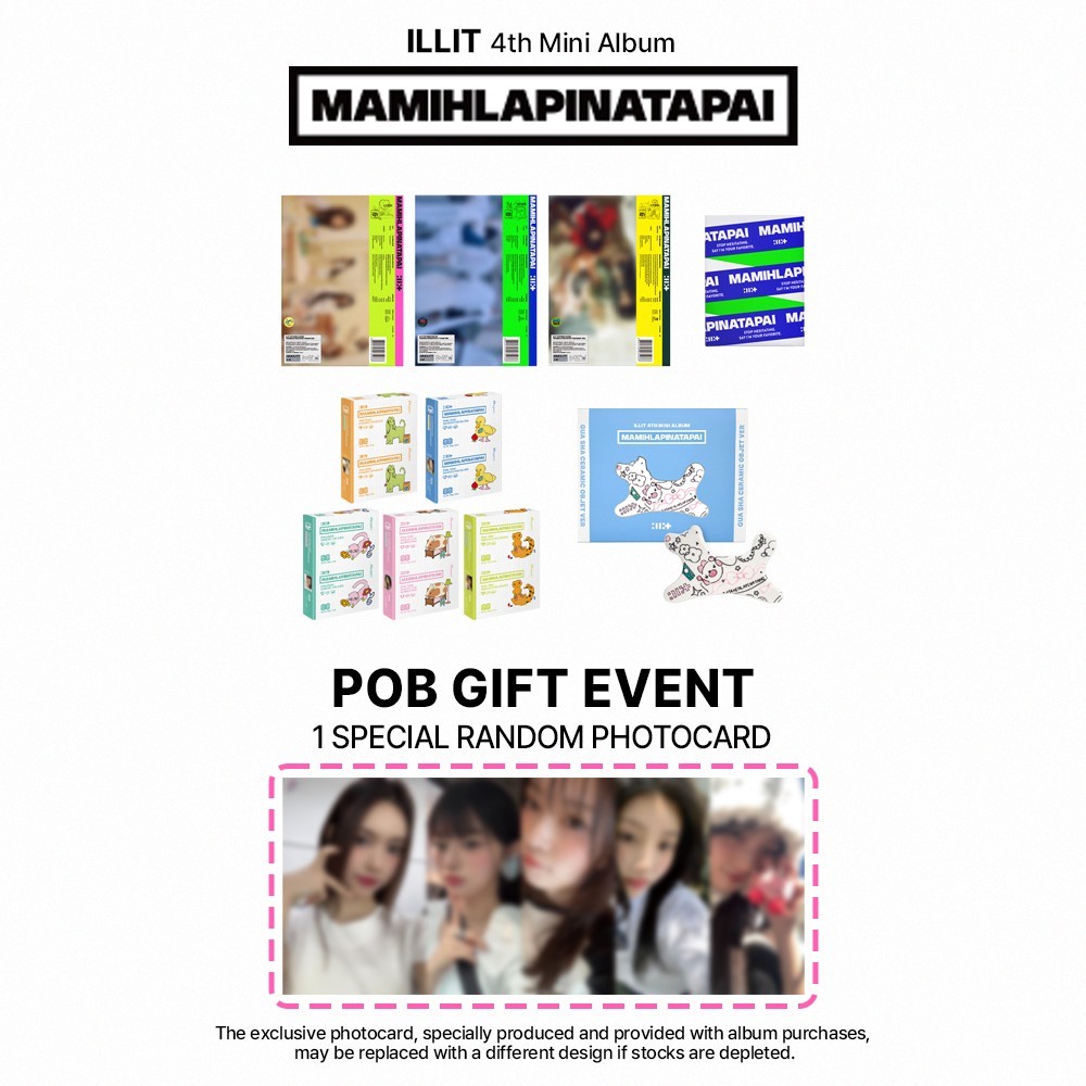 ILLIT MAMIHLAPINATAPAI 封入特典 20枚セット Amazon.com: Illit - 4th