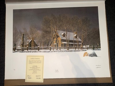Bob Timberlake, ''First Light'' Signed & Numbered, Fine Art Print, 1995, 25 Years