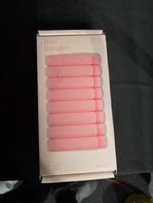 Bala Fitness Ankle Wrist Weight Portable Workout Bangles 2pc 1 lbs Each - Blush