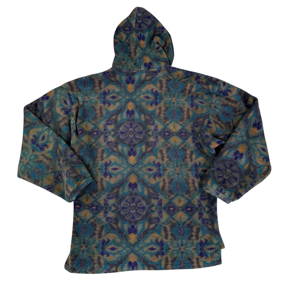 RARO Vintage Burton Snowboards Polar Para Hombre Mediano EE. UU. 90s Ropa de Surf Cremallera Completa Foto 3 de 4