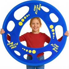 27" Giant Soft Foldable Flying Disc Stable Flight Center Hole Floats in Air