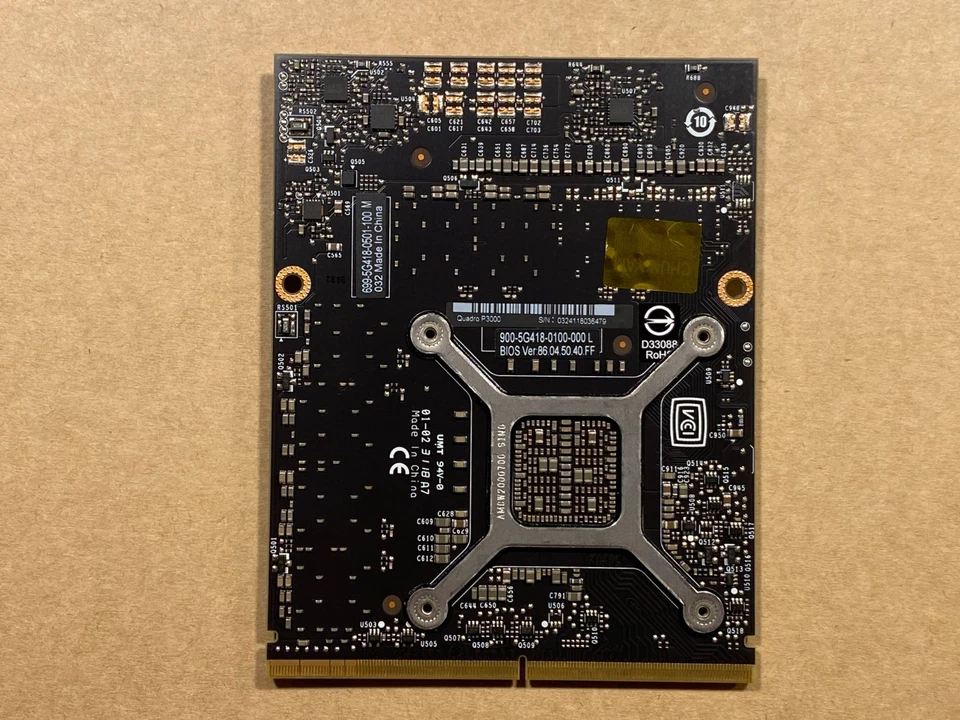 NEW Dell Precision 7710 7720 Nvidia Quadro P3000M 6GB Video Graphics Card W8CKM - Image 2 of 4