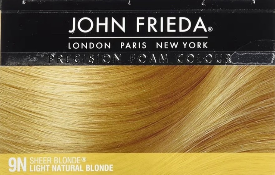 John Frieda Precision Foam Colour, Light Natural Blonde 9N, Full-1 Application