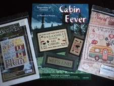 3 cross Stitch Patterns Silver Creek Samplers...