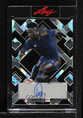 2022 Leaf Metal Black Crystals 7/15 Vinicius Junior Vinícius Júnior Auto 1cc7