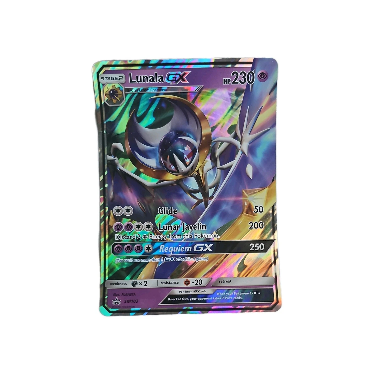 lunala gx pokemon card value Solgaleo & Cosmic Eclipse #216 CGC 9.5 20 Retreat Cost Lunala GX Pokmon TCG Cards