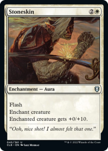 Stoneskin #045 (Foil) - Commander Legends: Battle for Baldur's Gate
