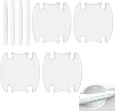 8PCS Universal Car Door Handle Protector Pads Transparent Anti-Scratch Stickers