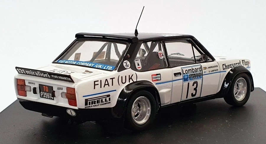 Trofeu 1/43 Scale 1412 - Fiat 131 Abarth 7th RAC 1977 - #13 Lampinen/Adreason - Image 2 of 4
