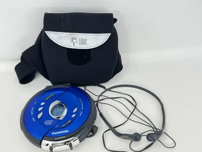 松下蓝色Discman 个人CD 播放器| eBay
