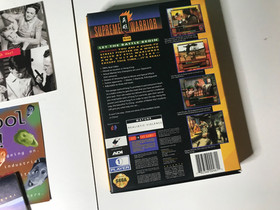 Sega CD 32X Supreme Warrior CIB Warranty card tested