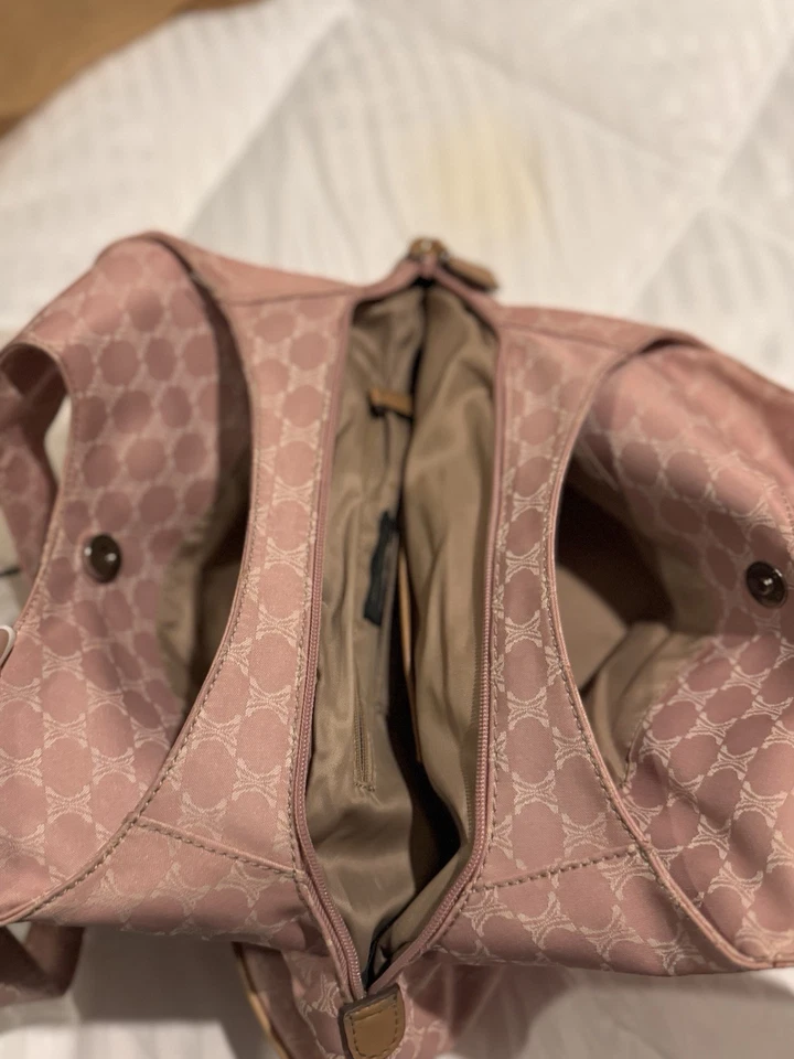 Bolso de mano Pink Nine West Yorkies pintado a mano para perro Foto 4 de 4