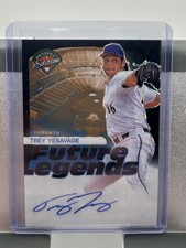 2024 Panini Prospect Black Finite 1/1 Trey Yesavage Rookie Auto – MLB Debut 