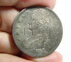 1837 50C HALF DOLLAR SILVER 50c