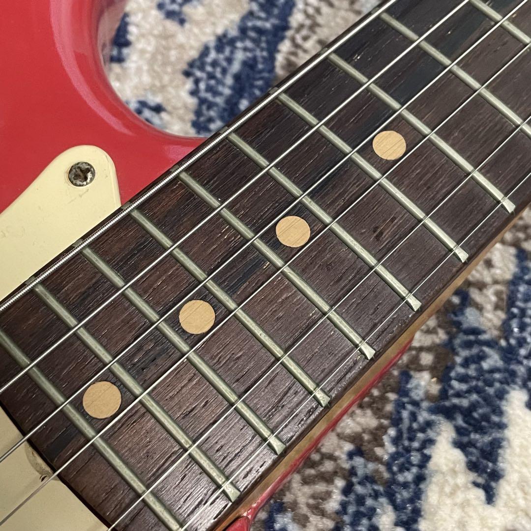 Fender USA 1961 Musicmaster Duo Sonic Mod Red Electric