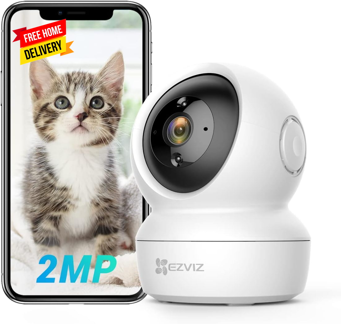 1080P Indoor Pan/Tilt Security Camera with Smart IR Night Vision and Motion Detection-image