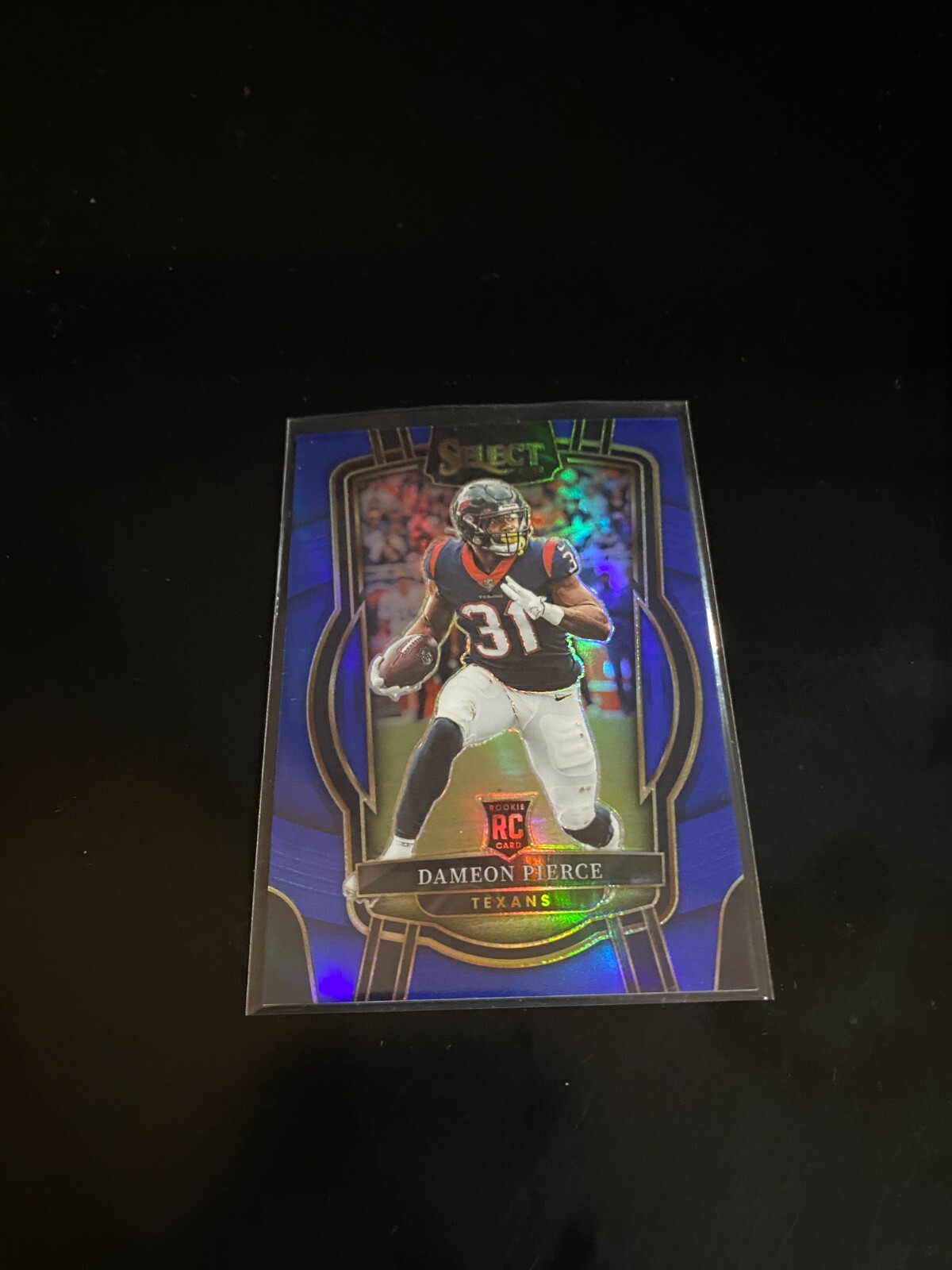 Dameon Pierce 2022 Select Club Blue Prizm /99 RC Texans 261 PWE