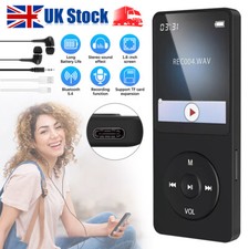 Compact MP3/MP4 Player 1.8" Bluetooth 5.4 E-Book Reader FM Radio Multi-Language