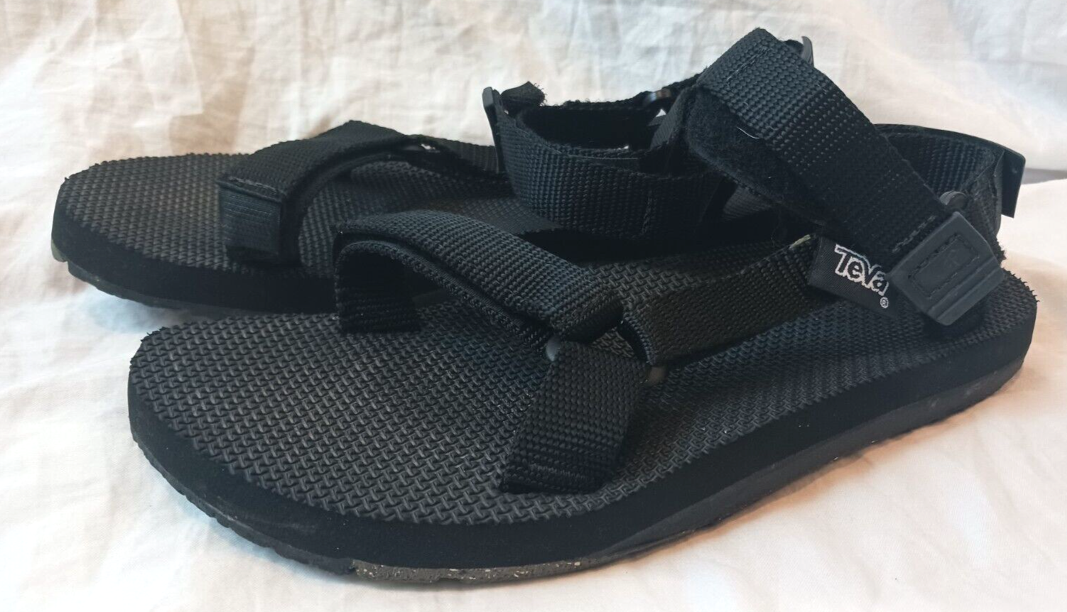 APL Sandalo Teva nero unisex con cinturino pescatore uragano taglia uomo 8 donna 9 10