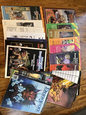 AD&D LOT: Modules, Magazines, Screens - TSR Advanced Dungeons & Dragons ...