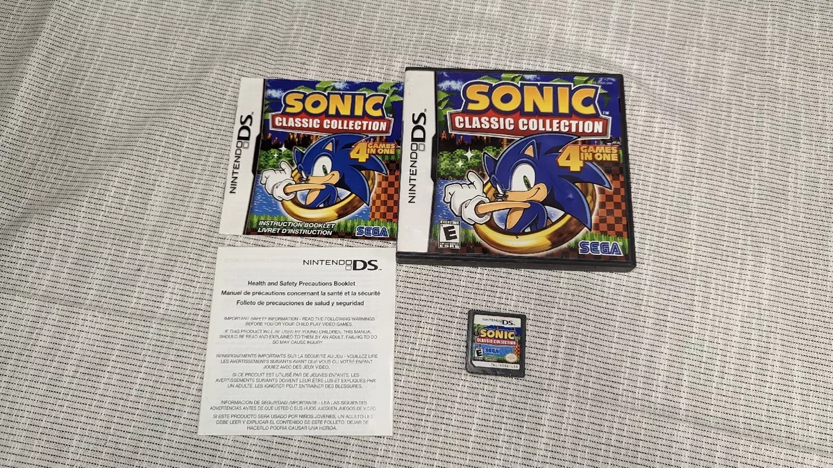 Sonic Classic Collection Nintendo DS tested & Authentic 