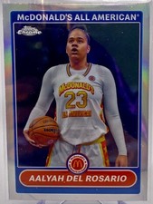 Aalyah Del Rosario 2023 Topps Chrome McDonalds All-American 2007 Tribute #2K7-24