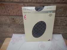 CHARNOS SHEER DIAMOND BLACK TIGHTS SIZE MEDIUM� OLDER STOCK
