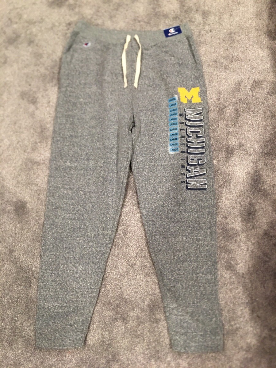 Champion x Michigan Wolverines Heather Gray Sweatpants Joggers
