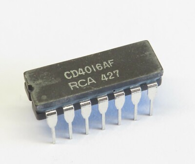 5 Stück CD4016AF quad bilateral analog switch, RCA
