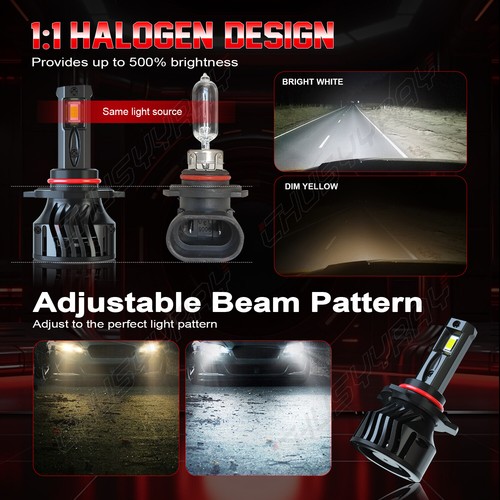 For Ford Explorer 2011-2015 4x LED Headlight Hi/Lo +Fog Light Bulbs Combo Kit - Bild 9 von 14