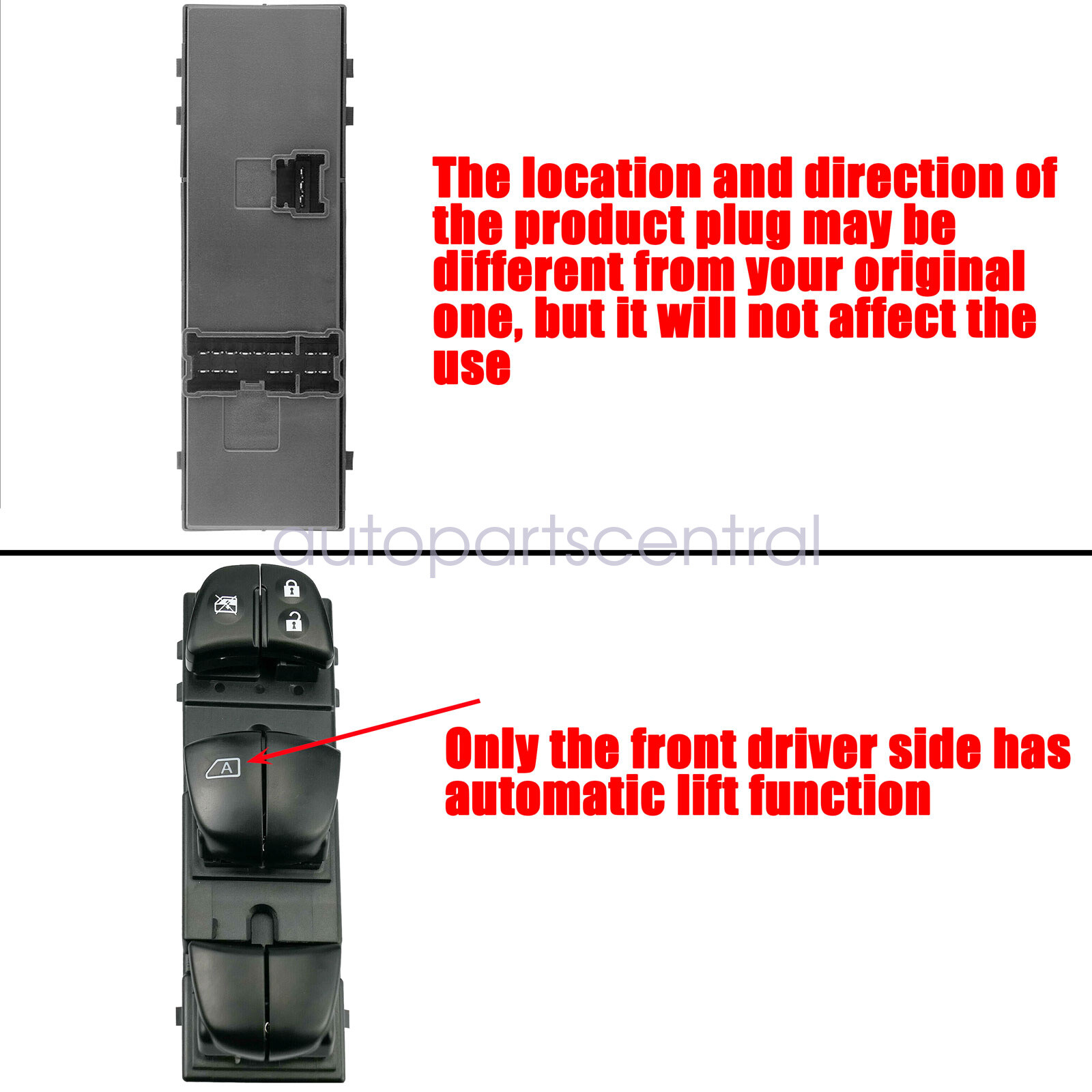 New Master Power Auto Window Switch Left Driver Side for Nissan Juke