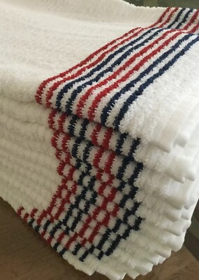 Tour Caddy Golf Towel 44  X 22  Patriot Red/Blue Stripe Authentic Wincraft