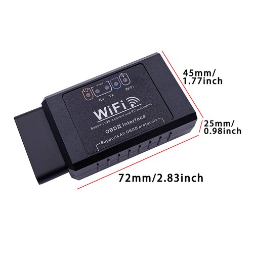 WiFi OBD2 ELM 327 Auto Scanner Werkzeug Android iOS Fehlercodeleser passend für A3 - Bild 4 von 12