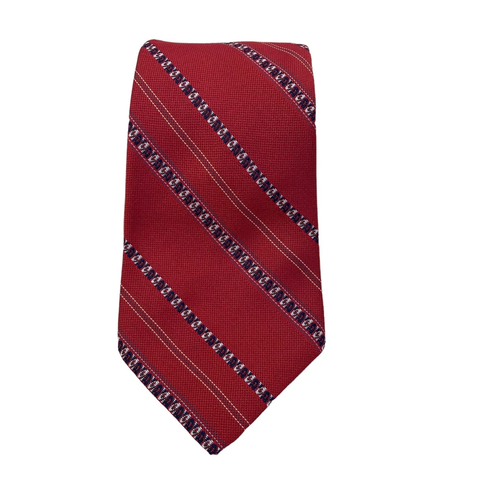 Corbata Ketch Hombre Rayas Rojas Novedad Foto 4 de 4