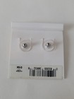 Vintage Napier 14K Gold Post Silver Door Knocker Earrings NOS — photo 7
