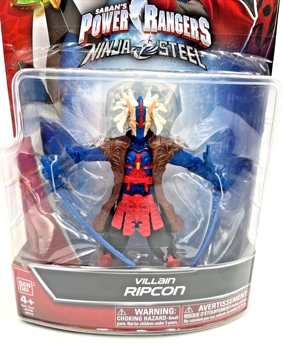 Power Rangers Ninja Steel Villain Ripcon Figure 43712 | eBay