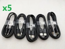 NEW Lot Of 5 - OEM Dell 6Ft Male - Male Display Port DP Video Cable w/ FREE S/H
