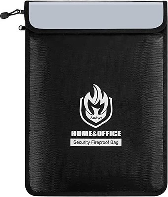 Upgraded Pockets Fireproof Document Bag (2000 ), 15 x 11 Waterproof Fireproof...