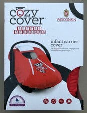 Univ. Wisconsin COZY COVER Infant Carrier Cover Fleece Lined Weatherproof