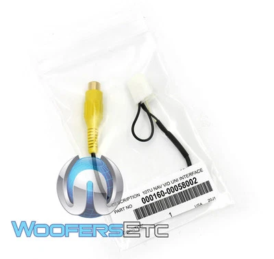 ECLIPSE REAR-VIEW BACKUP CAMERA INPUT PLUG WIRE FOR TOYOTA LEXUS E7001 E7035 FACTORY OEM