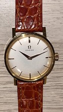 Omega Cal 511 Manual Winding Zenith 18kt Gold Plated Case Watch 1960s
