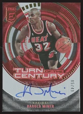 2023-24 Donruss Elite #TCS-HMM Harold Miner Turn of the Century Red /49 SN,AU