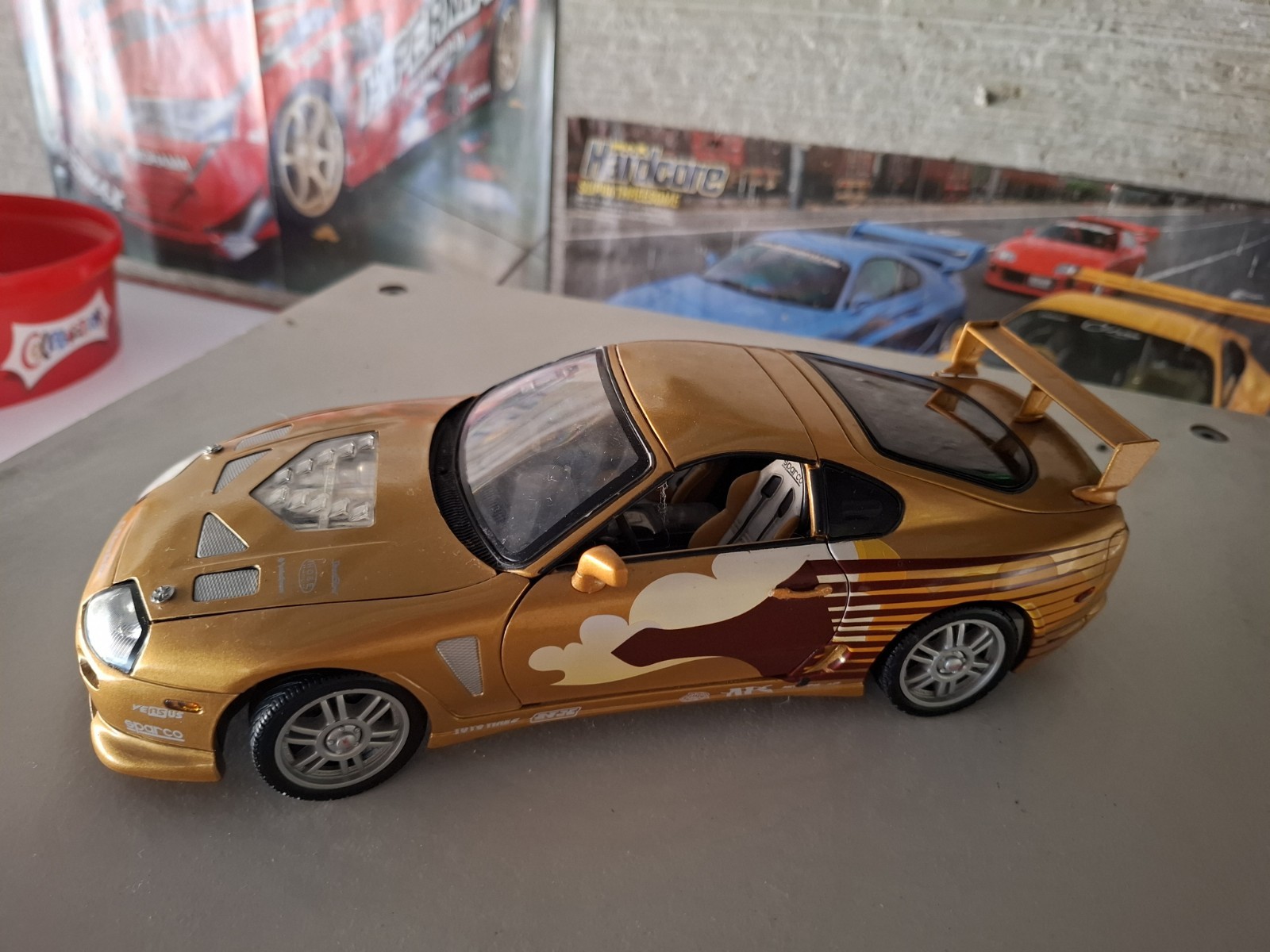 RARE Fast And Furious 1:18 Die cast Slap Jack's 1993 Toyota Supra