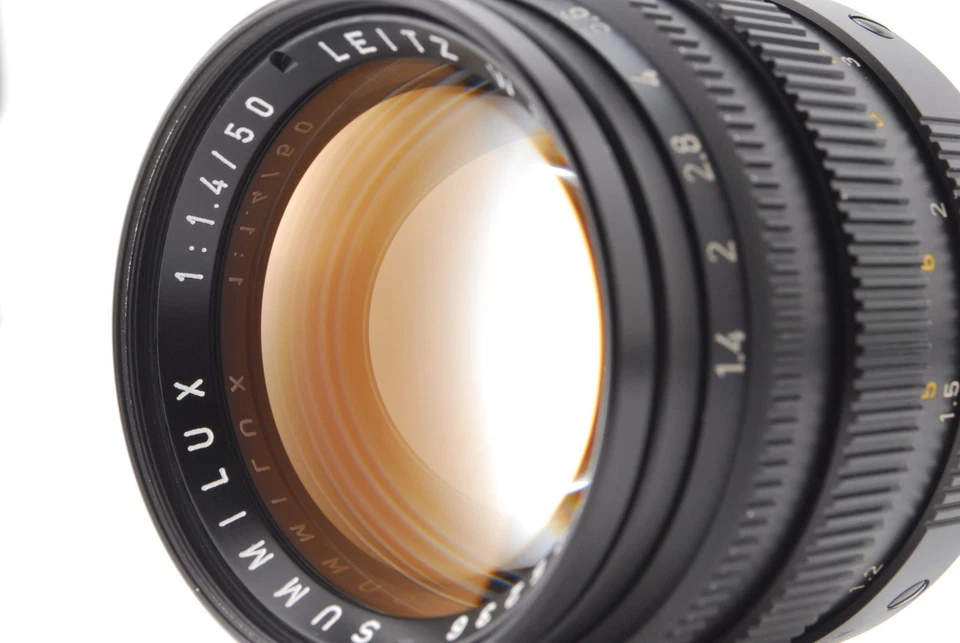 【NEUF avec étui capot】 Leica Summilux M 50mm F1.4 2ème noir Allemagne Leitz... - Photo 3/4
