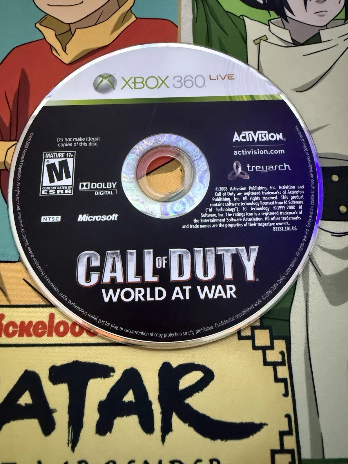 Call of Duty World at War Xbox 360 Disc Only