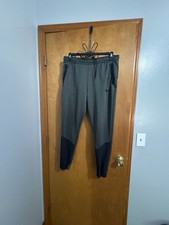 Nike Dri-FIT Gray and Black Training Jogger Pants Size L